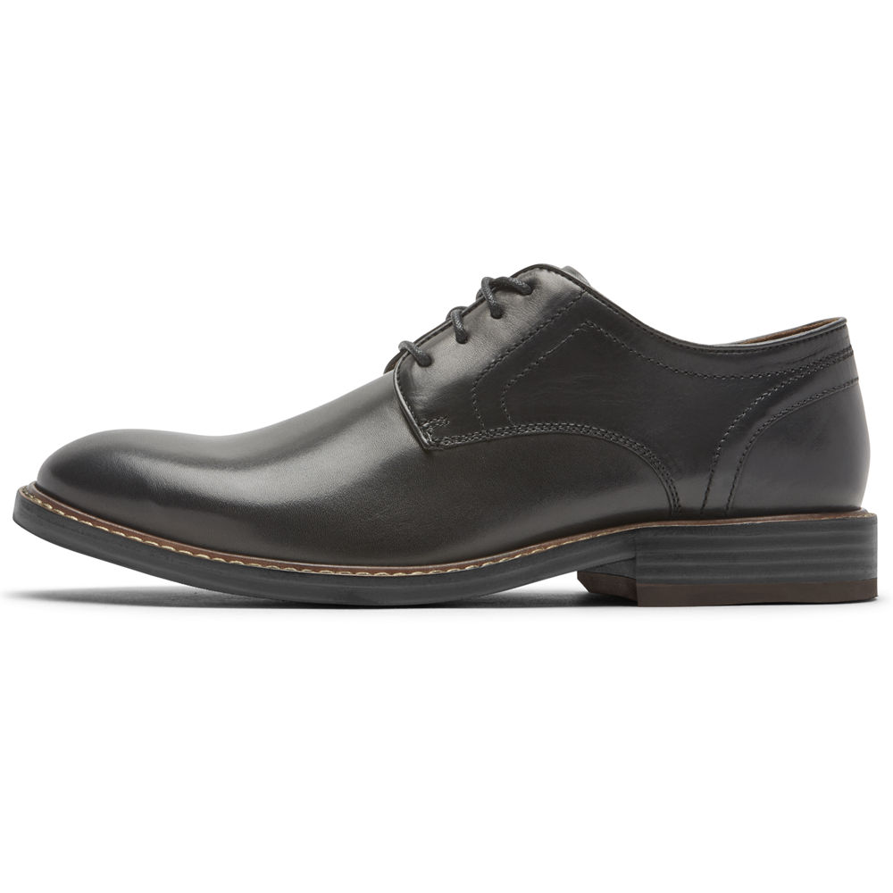 Rockport Mens Oxfords Black - Kenton Plain Toe - UK 356-OSQDXR